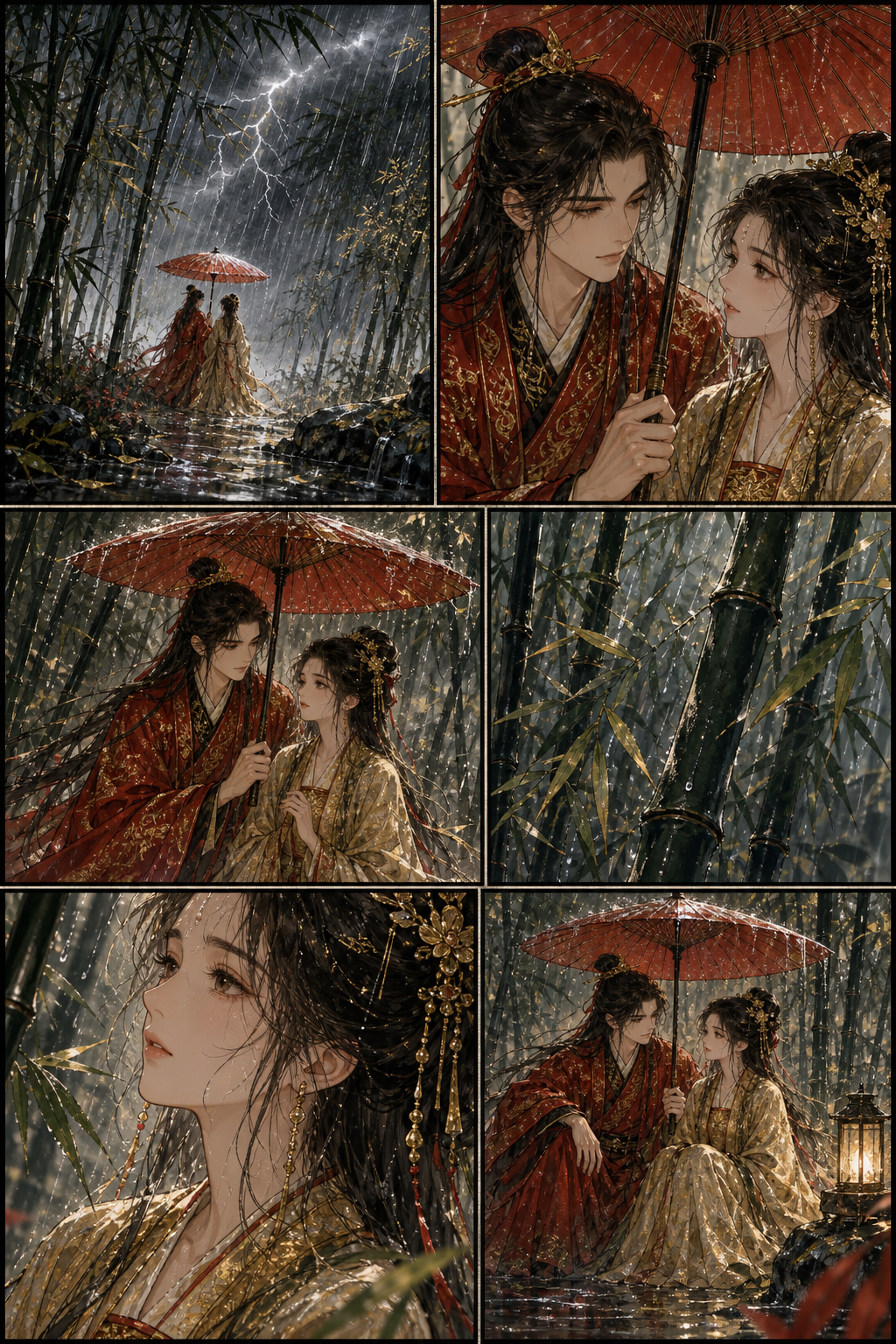 Bamboo Rain — community sample from Manhua Studio